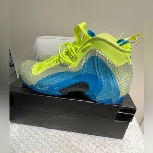 Nike air flightposite exposed volt blue